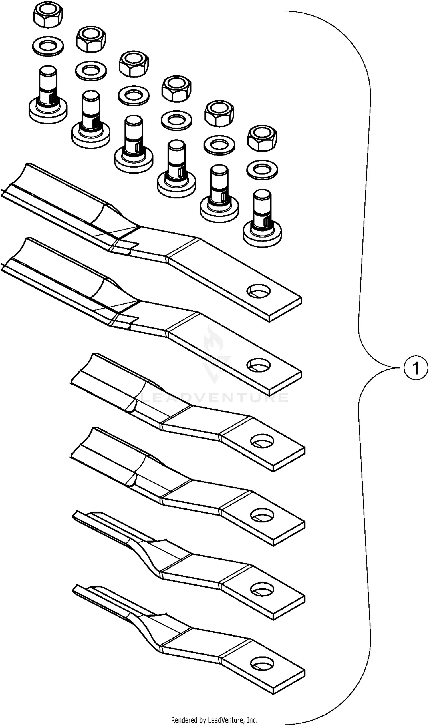 Land Pride RC5715 Parts Diagrams