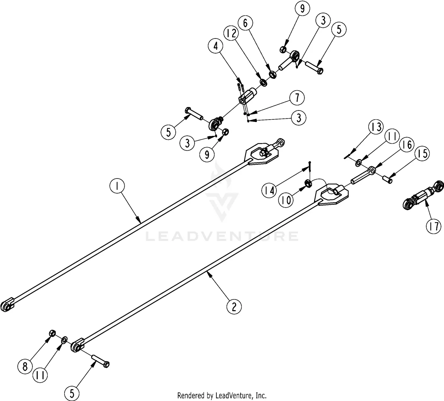 Land Pride RC5715 Parts Diagrams