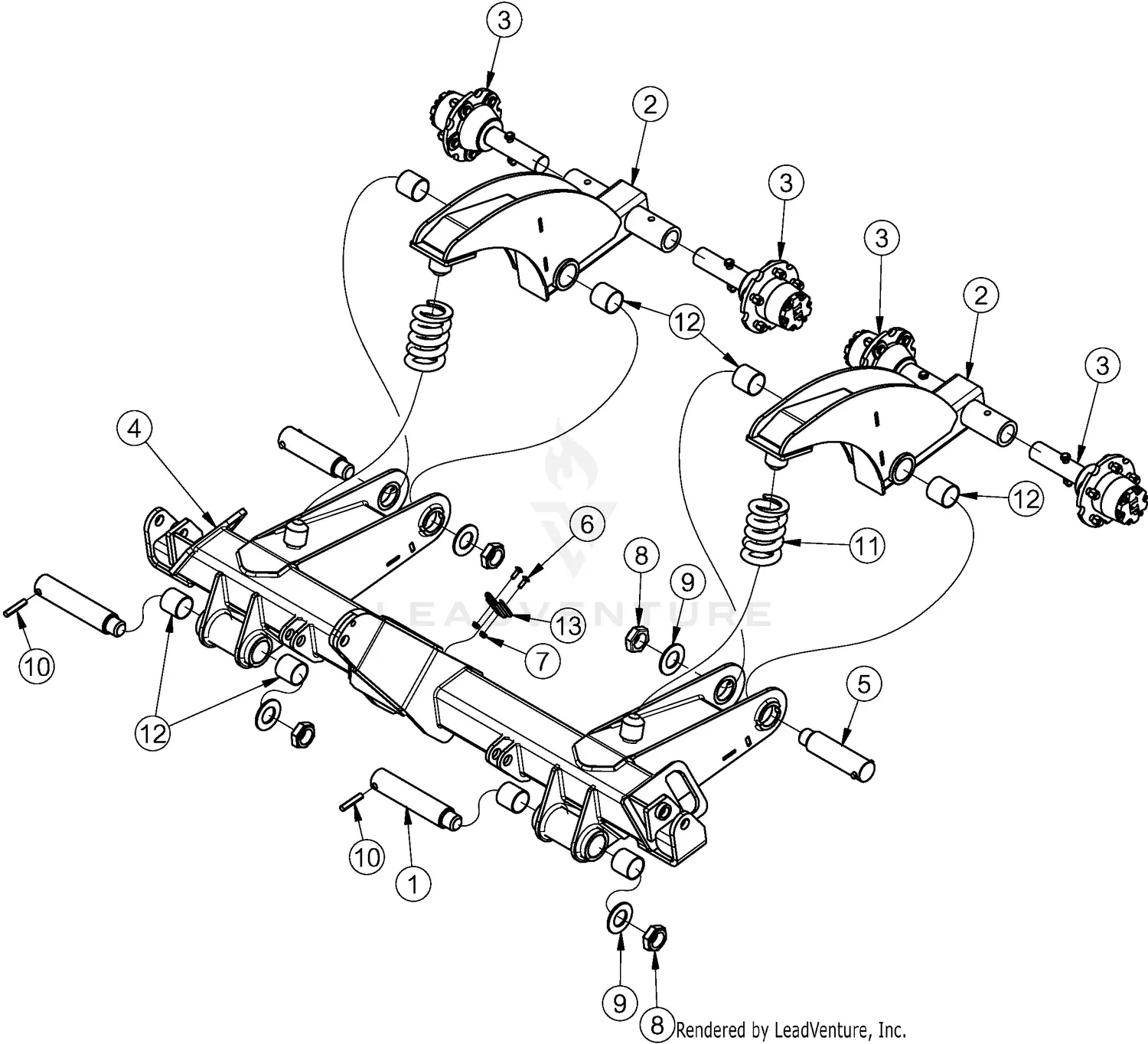 Land Pride RC5715 Parts Diagrams