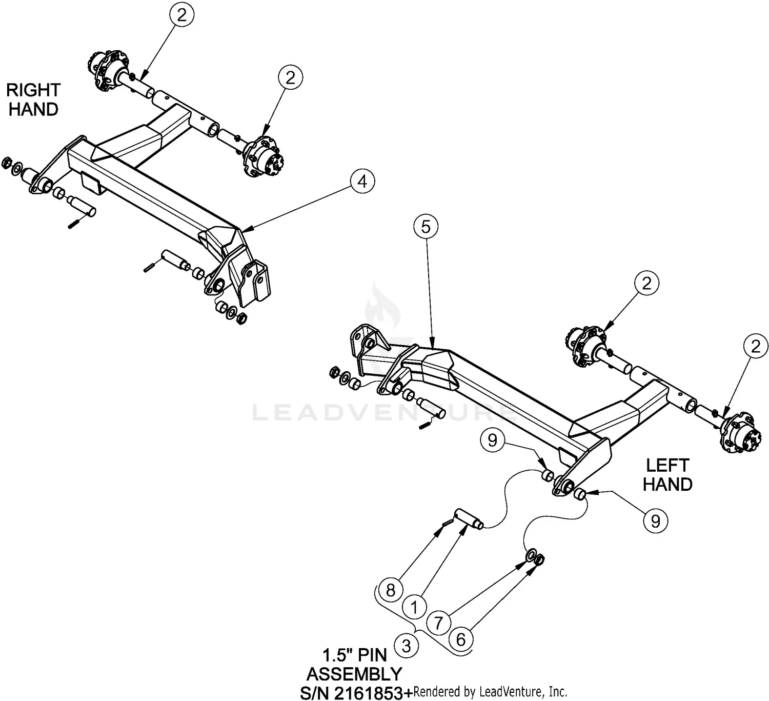 Land Pride RC5715 Parts Diagrams