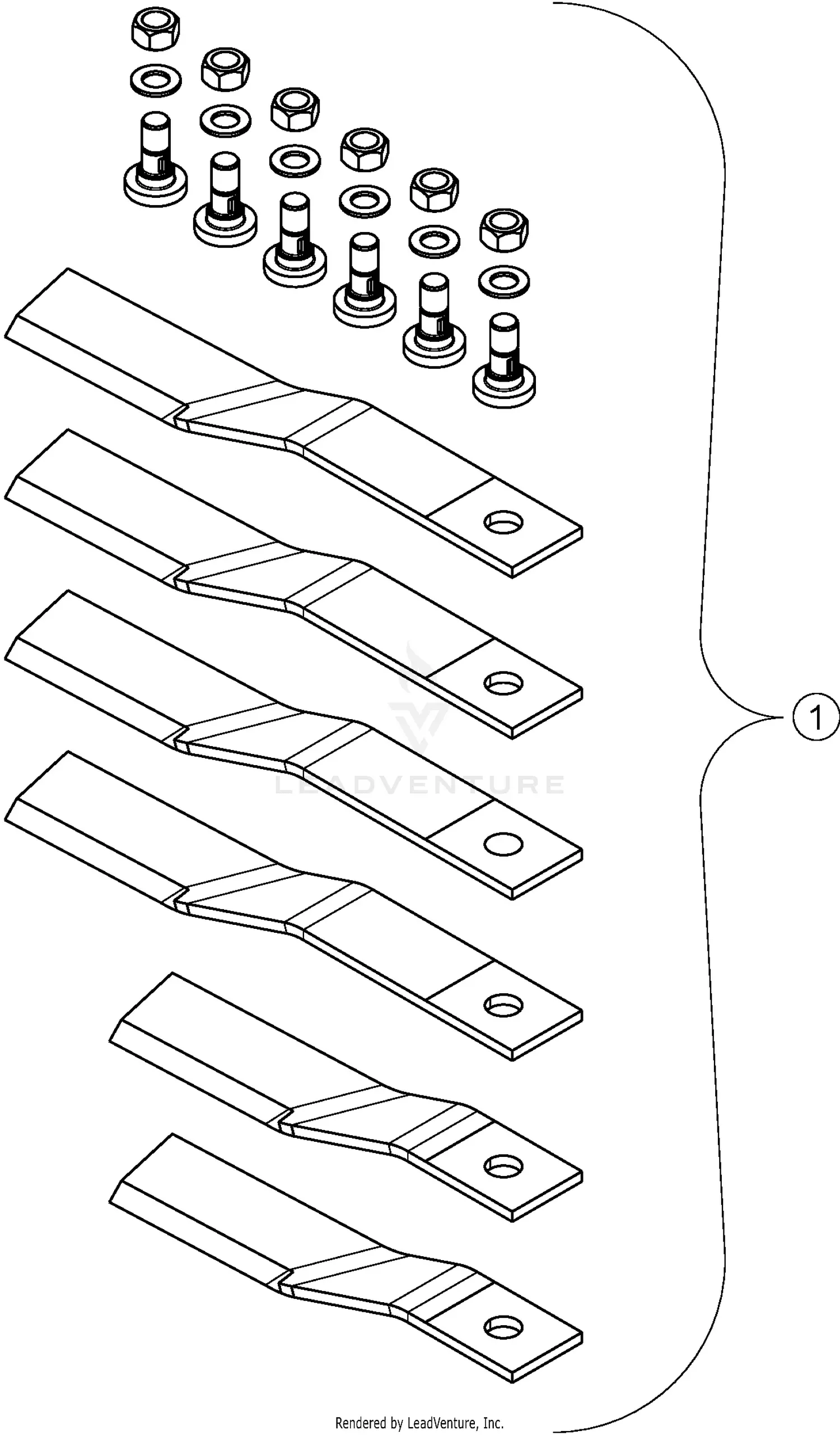 Land Pride RC4715 Parts Diagrams