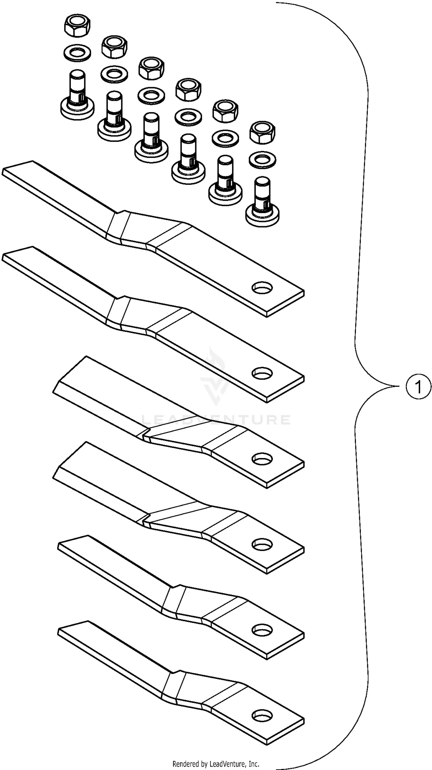 Land Pride RC4715 Parts Diagrams