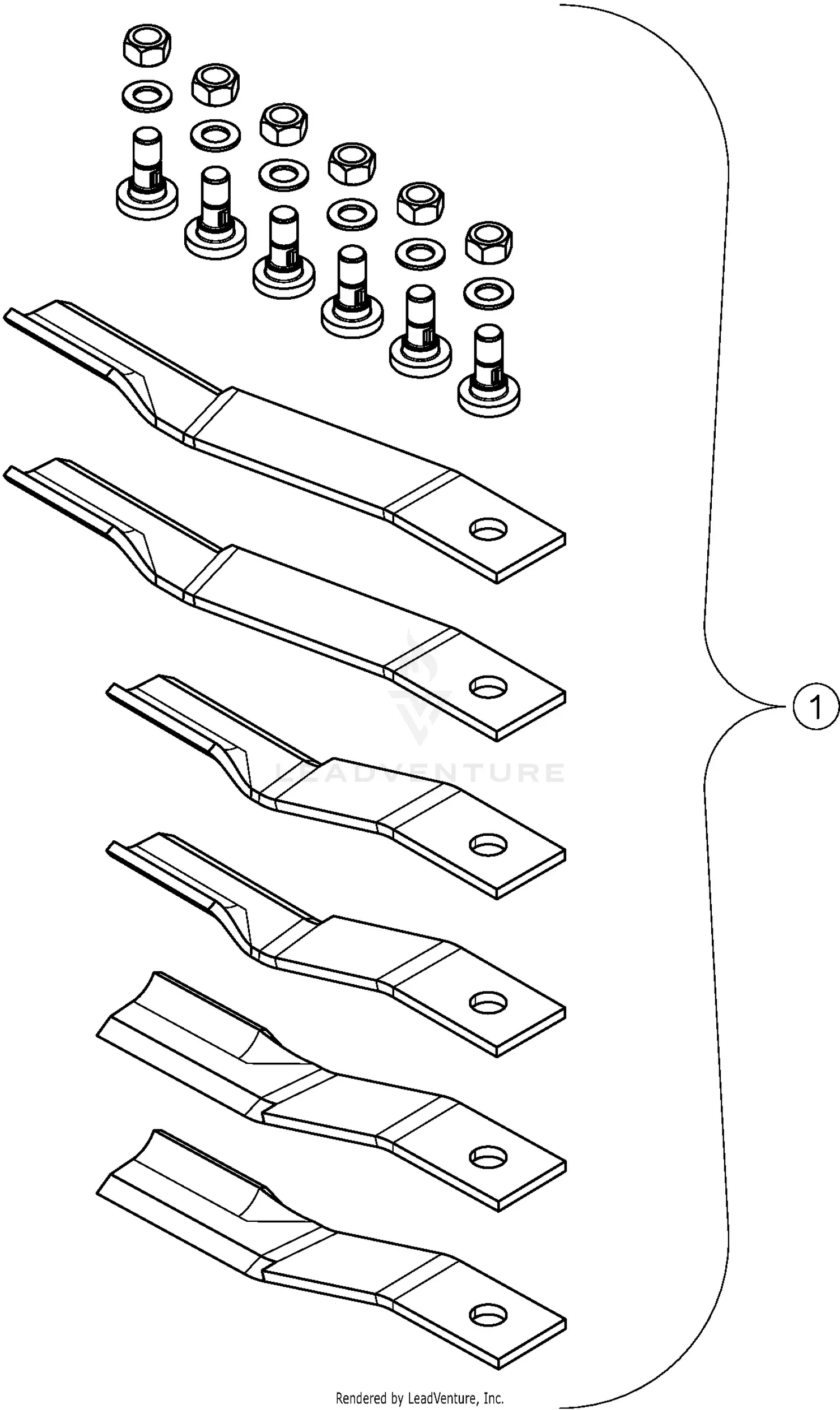 Land Pride RC4715 Parts Diagrams