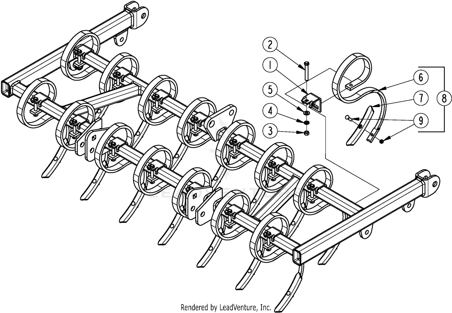 やぎ ページ Land Pride RCR1272 Parts Diagrams