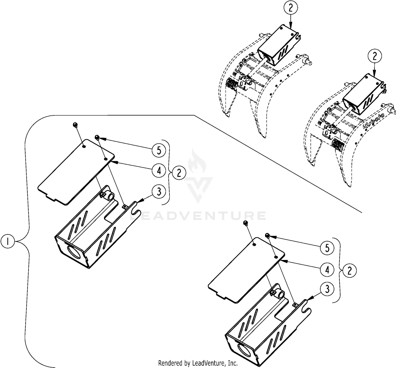 Land Pride AP-RG3074 Parts Diagrams