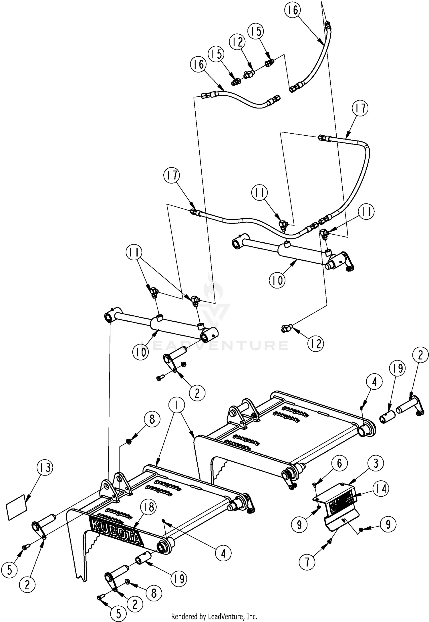 Land Pride AP-SGR1572 Parts Diagrams