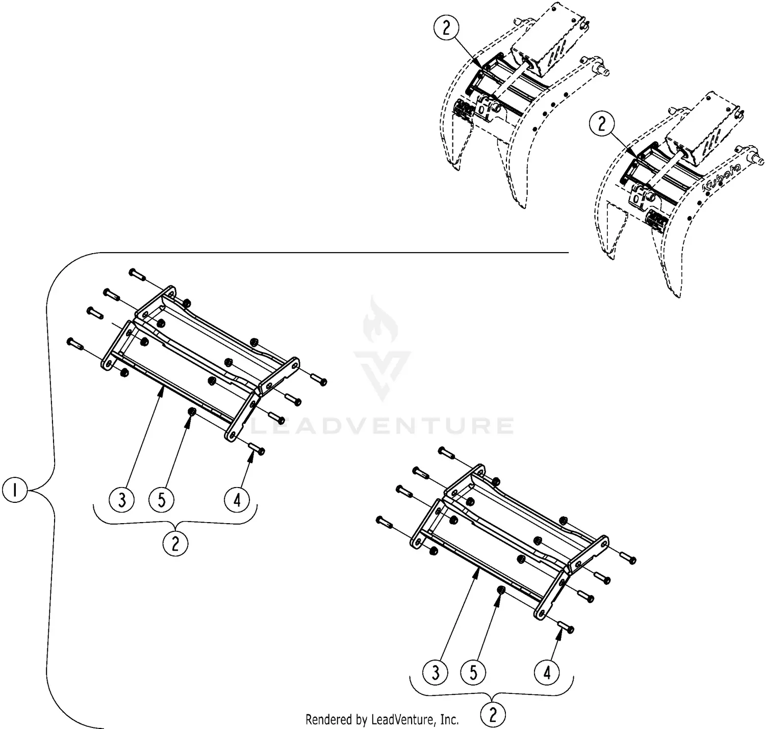 Land Pride AP-GB3074 Parts Diagrams