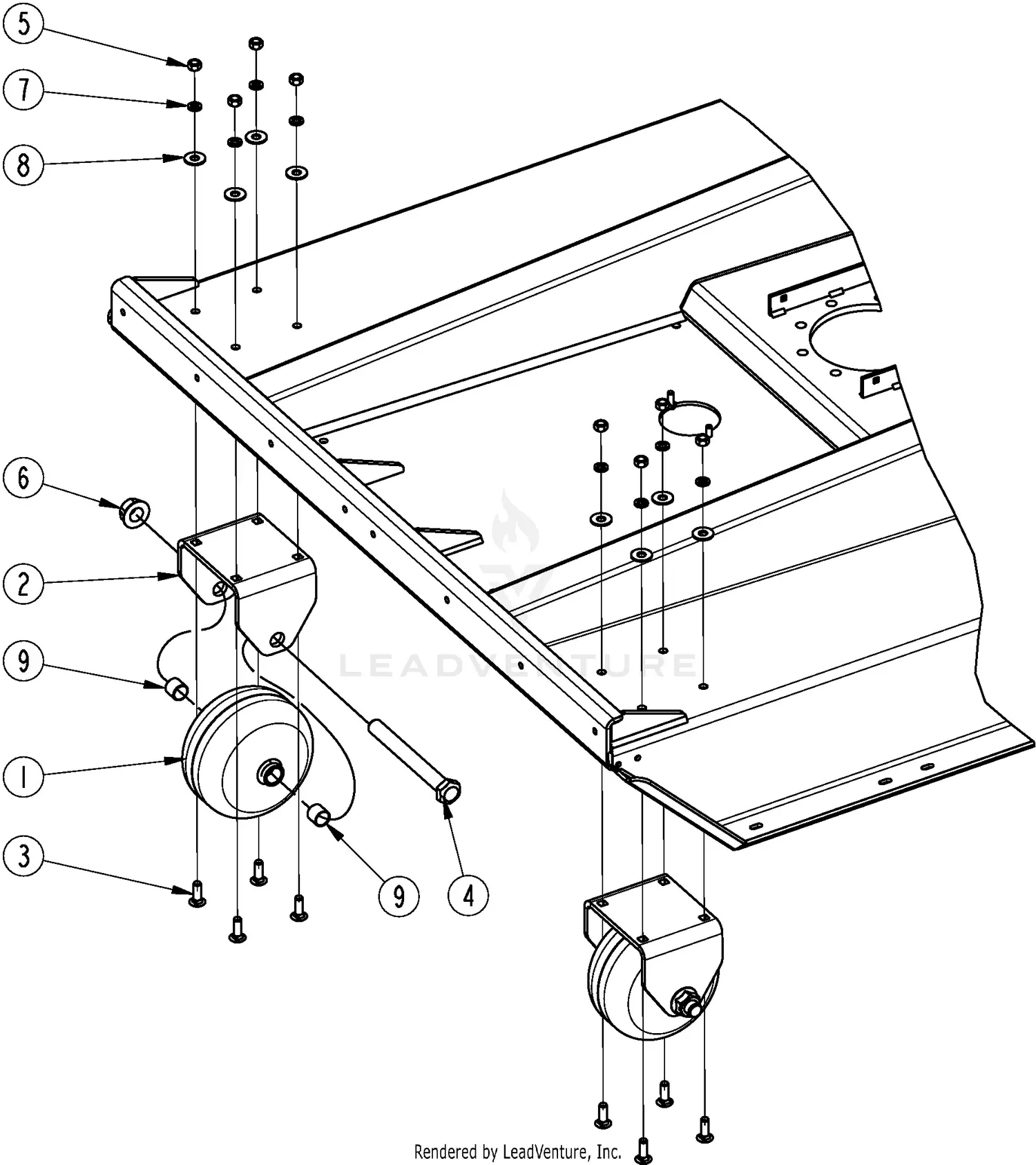 Land Pride AP-SC4072 Parts Diagrams