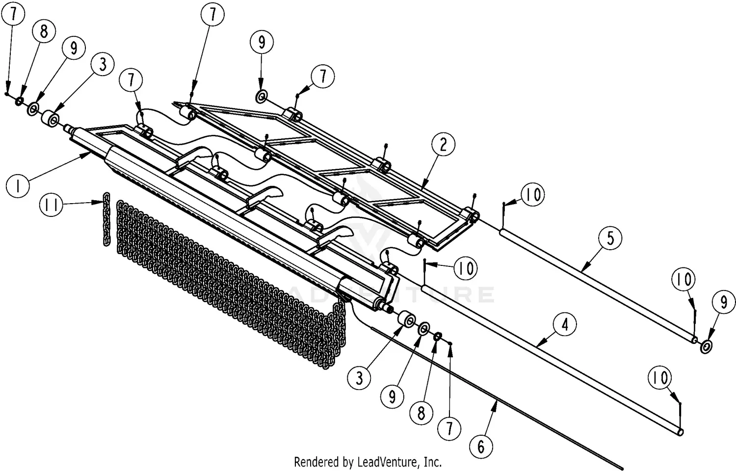 Land Pride AP-SC7072 Parts Diagrams