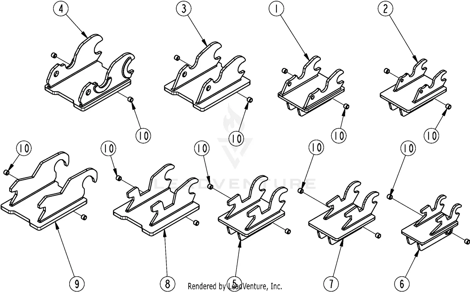 Land Pride AP-EA35 Parts Diagrams