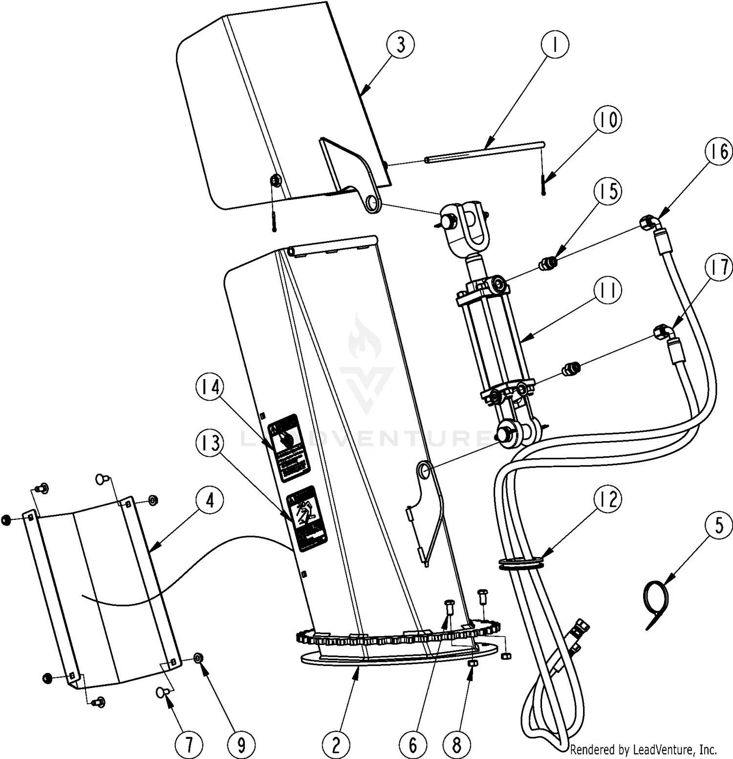 Land Pride AP-SBL3584 Parts Diagrams