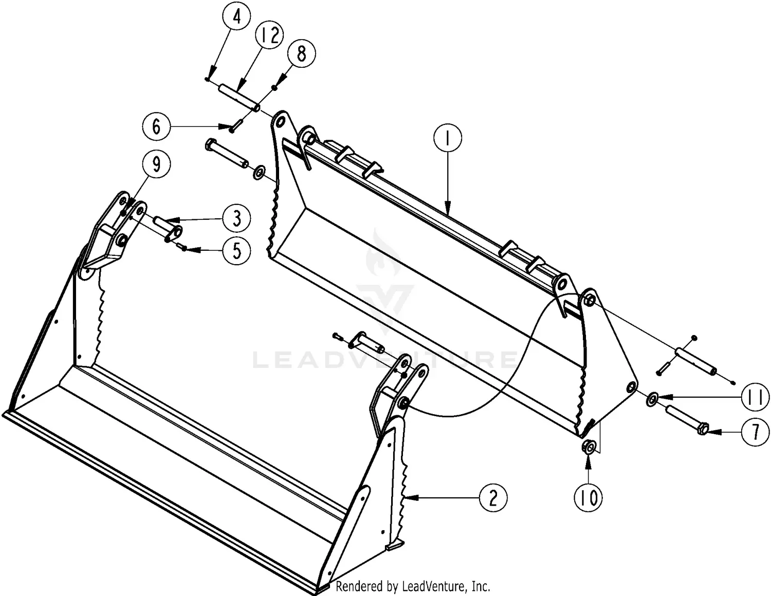 Land Pride CB1072 Parts Diagrams