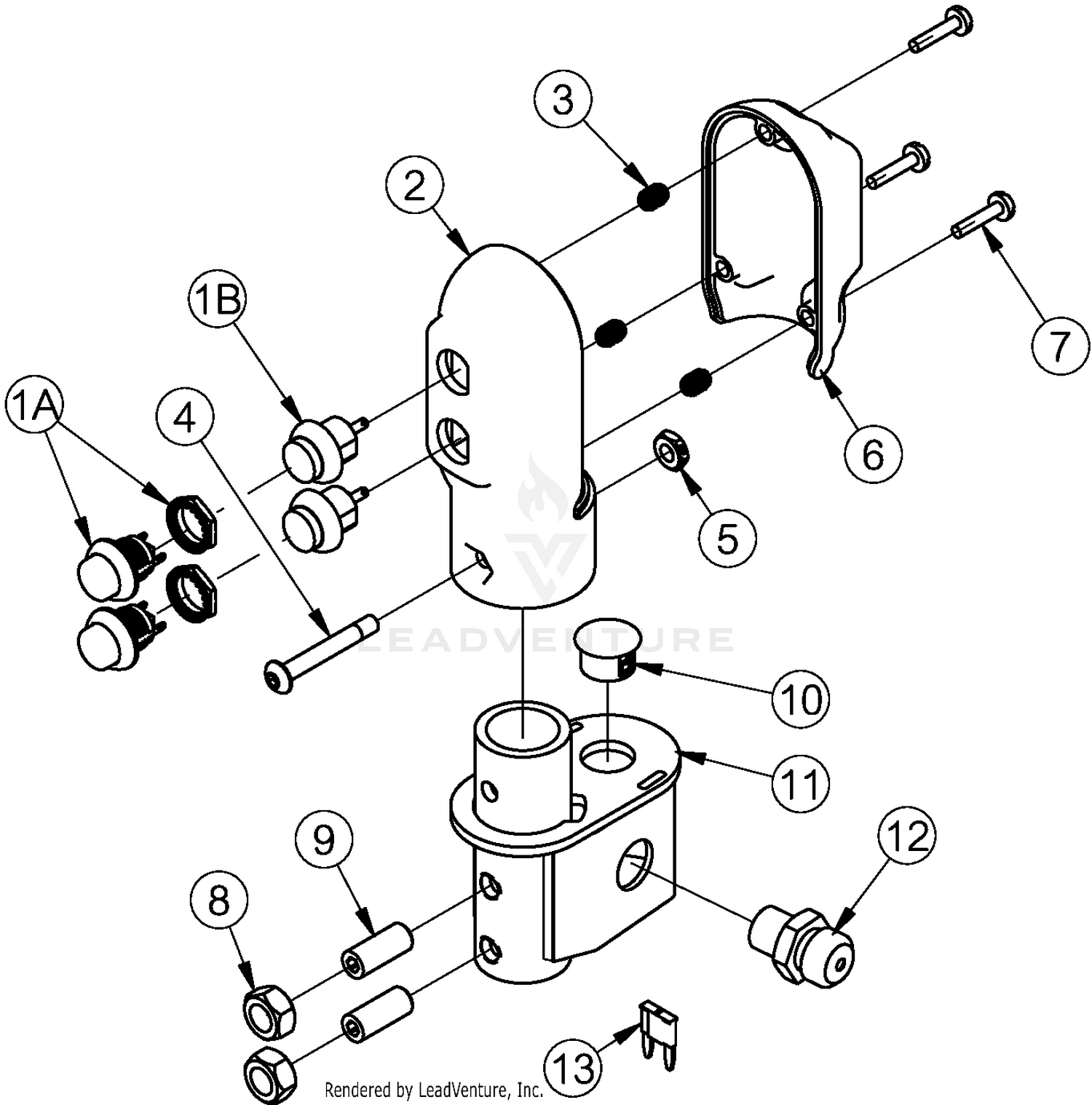 Land Pride For LX2620 with LA535 Loader (Backhoe Compatible with