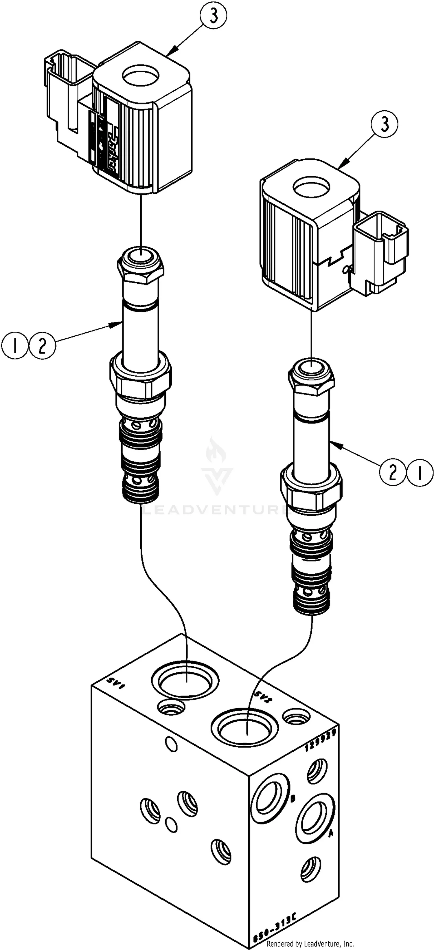 Land Pride For LX2620 with LA535 Loader Parts Diagrams