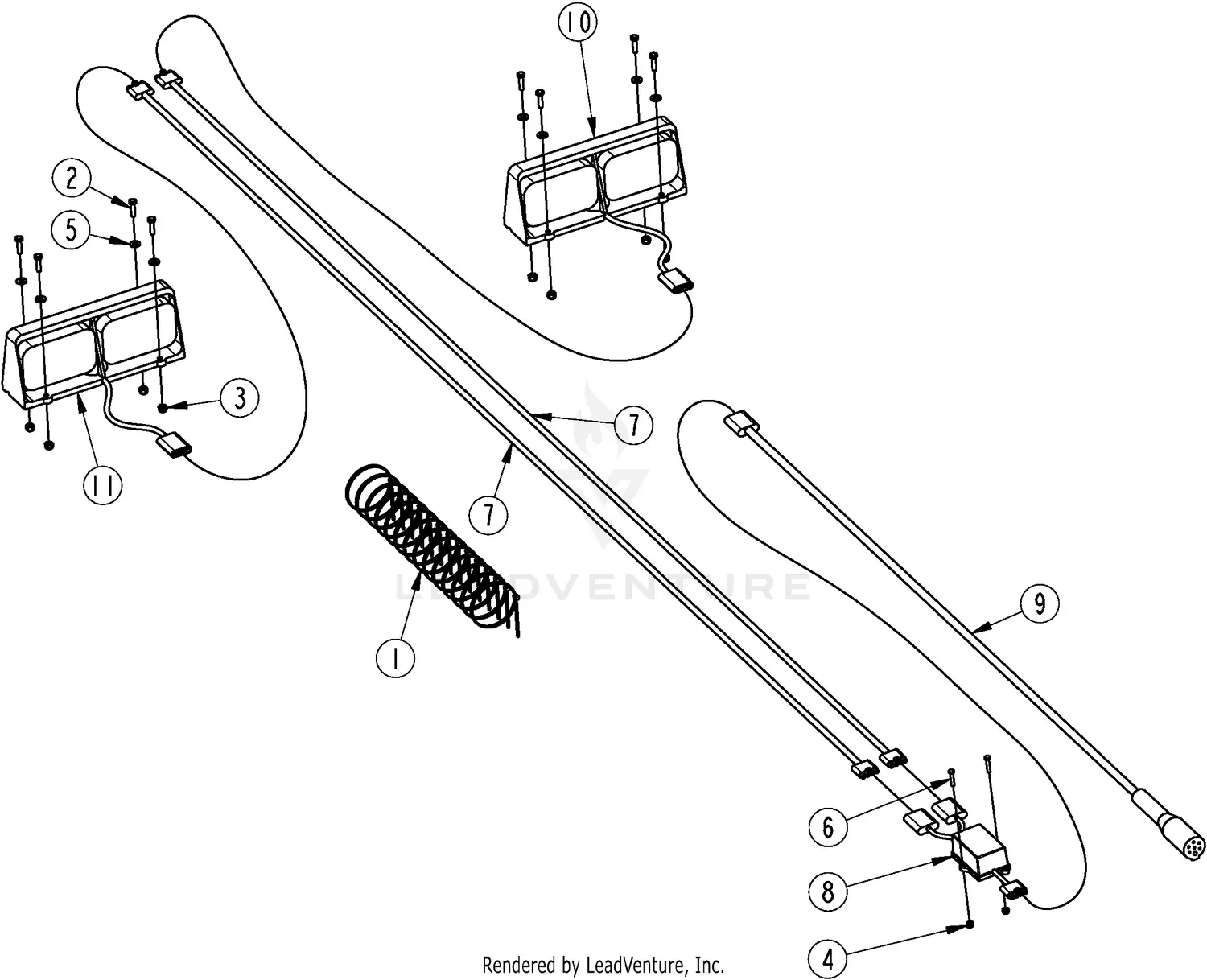Land Pride APS1572 Parts Diagrams