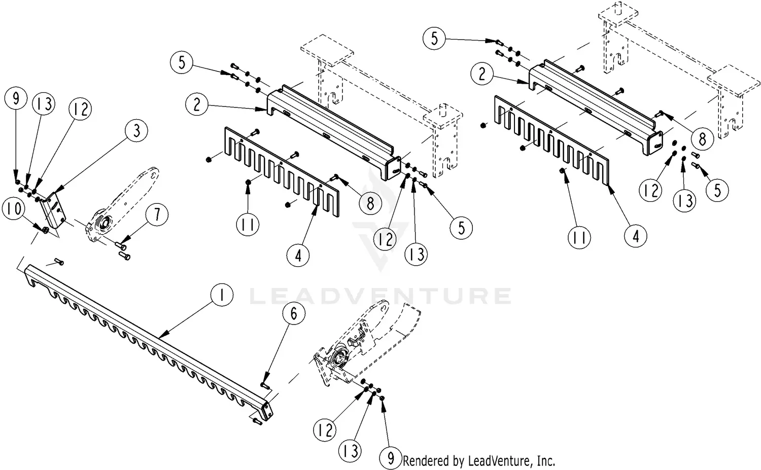 Land Pride APS1572 Parts Diagrams
