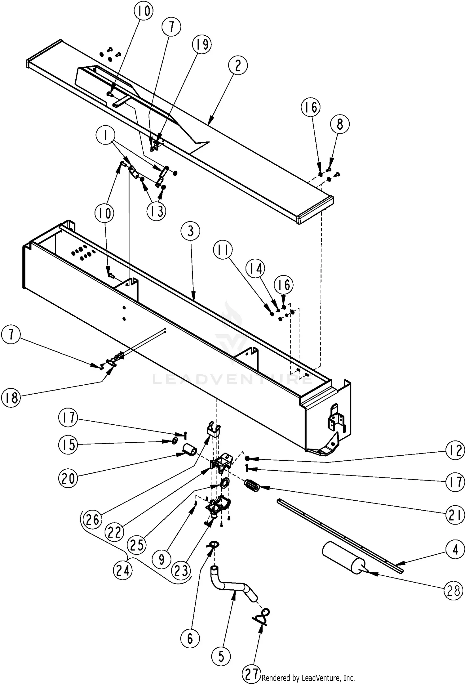 Land Pride APS1572 Parts Diagrams