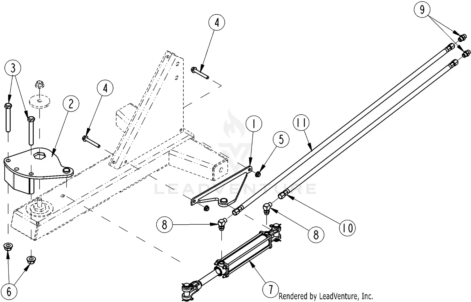 Land Pride RB1660 Parts Diagrams