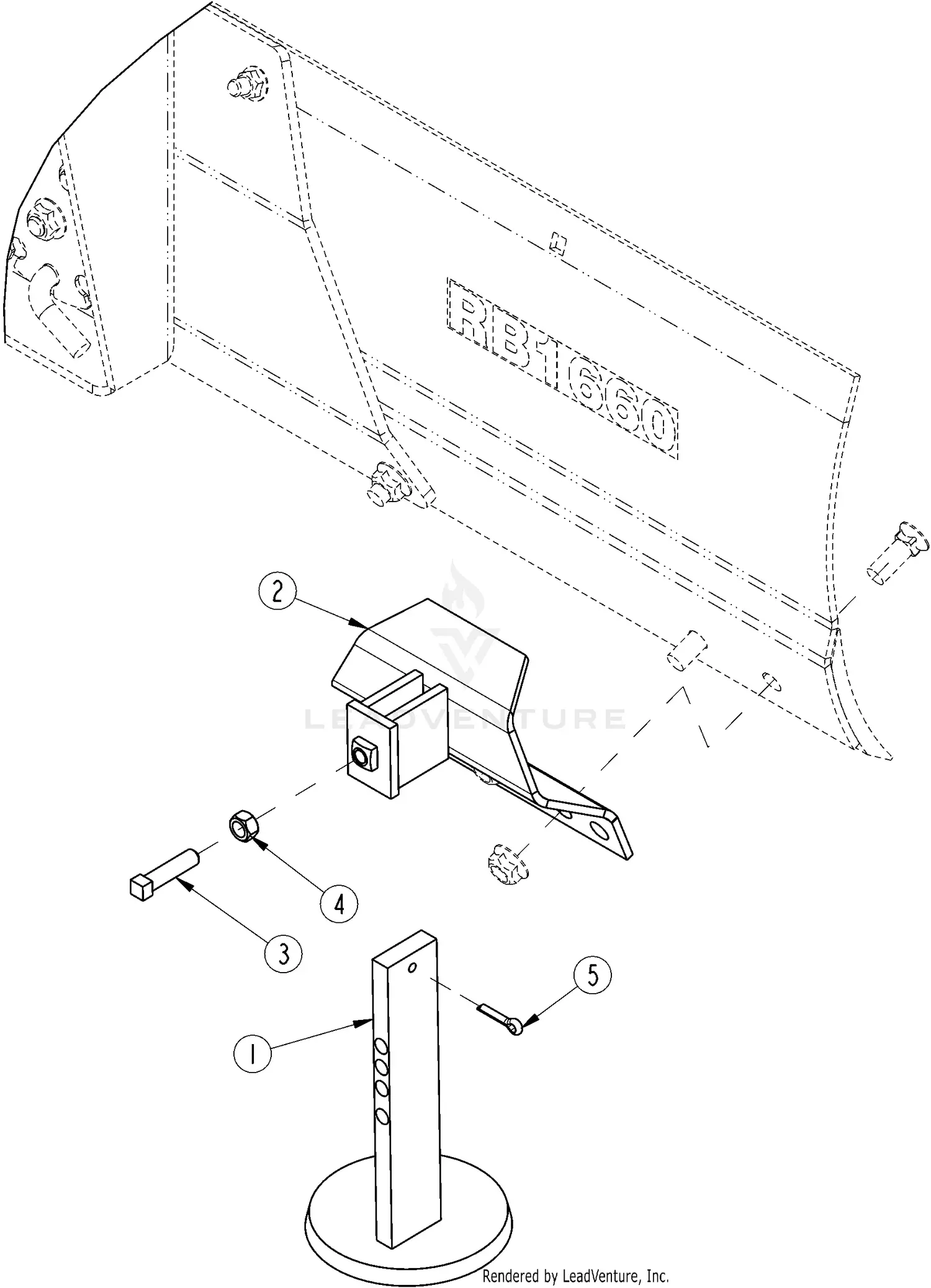 Land Pride RB1672 Parts Diagrams