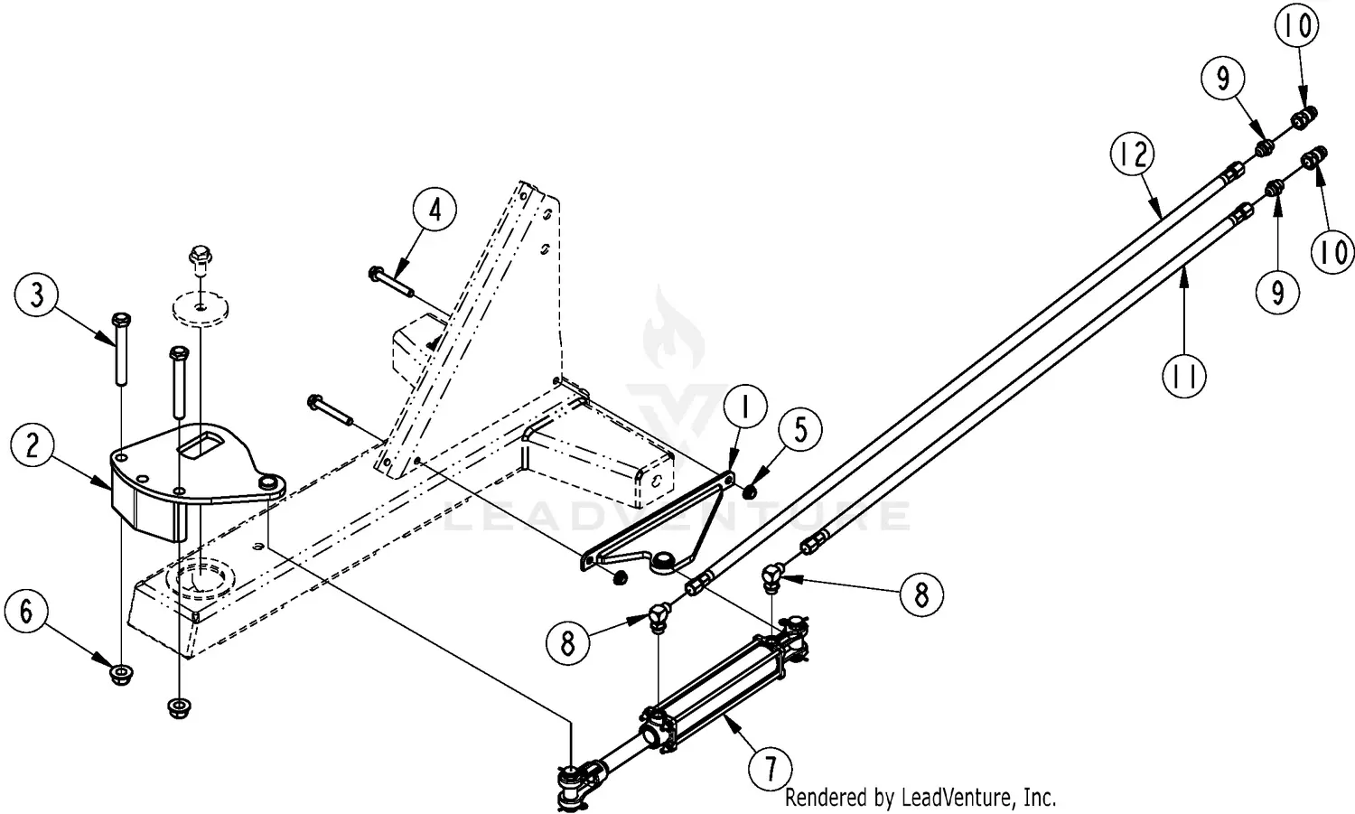 Land Pride RB1684 Parts Diagrams