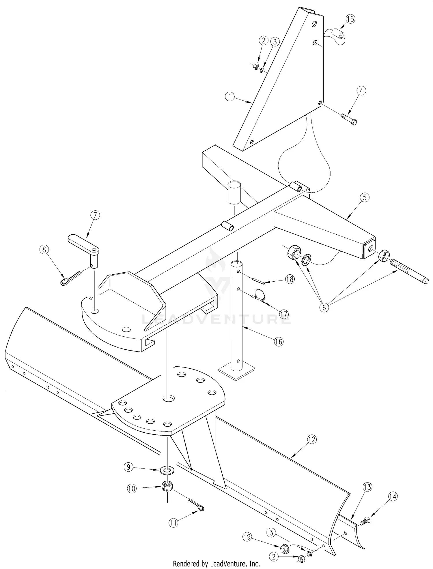 Land Pride RB2596 Parts Diagrams