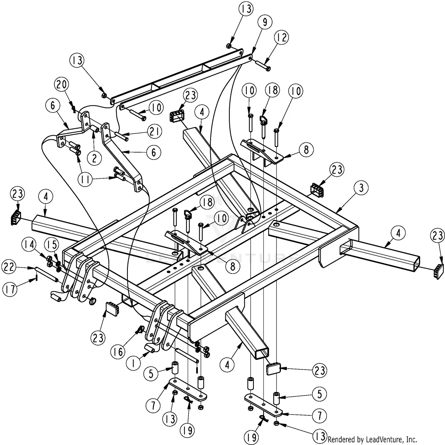 DHさん専用 Land Pride DH2572 Parts Diagrams