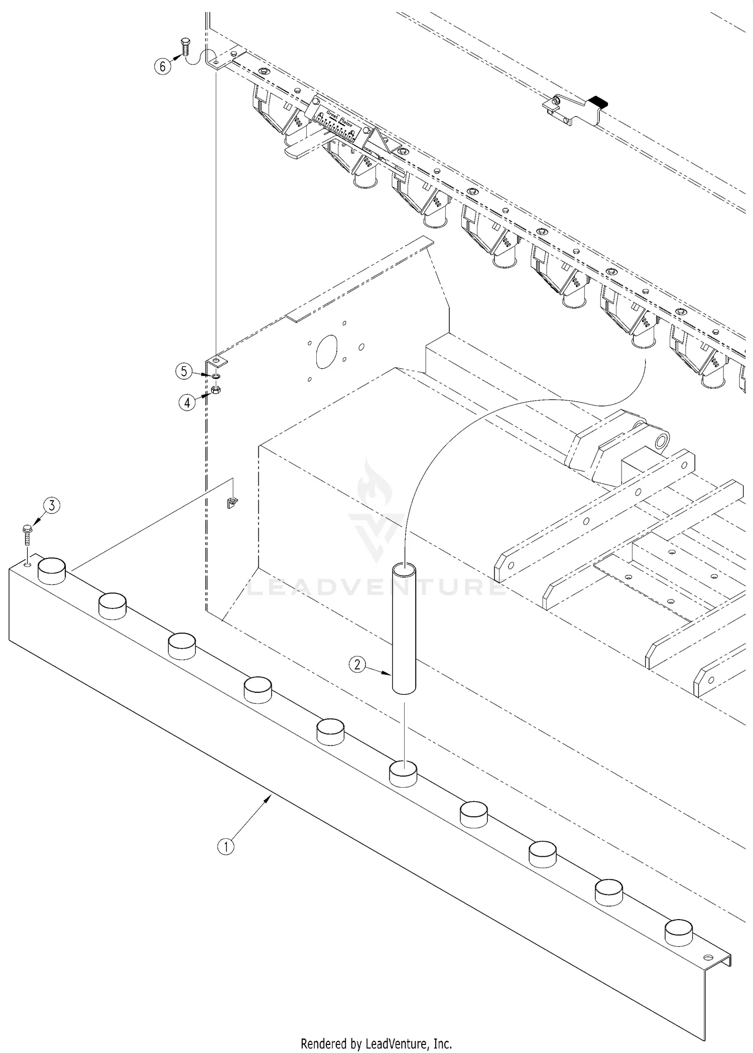 ツーページ Land Pride FDR1572 Parts Diagrams