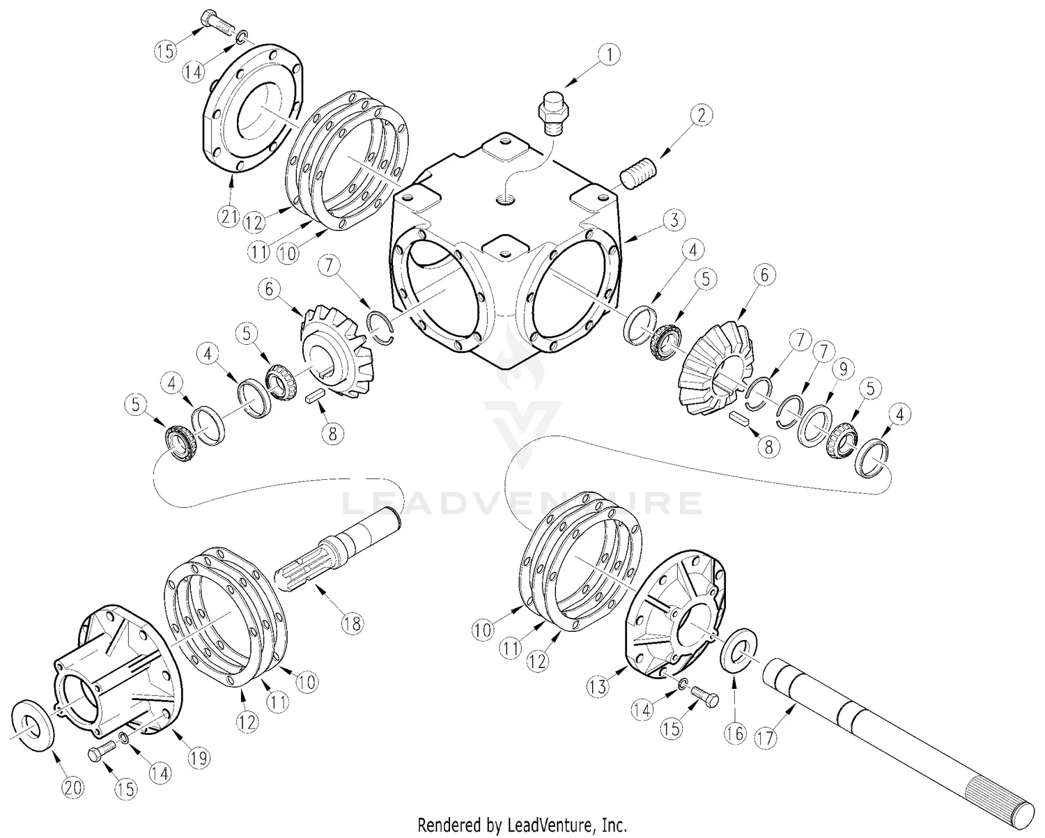 ちみ Land Pride RB1572 Parts Diagrams