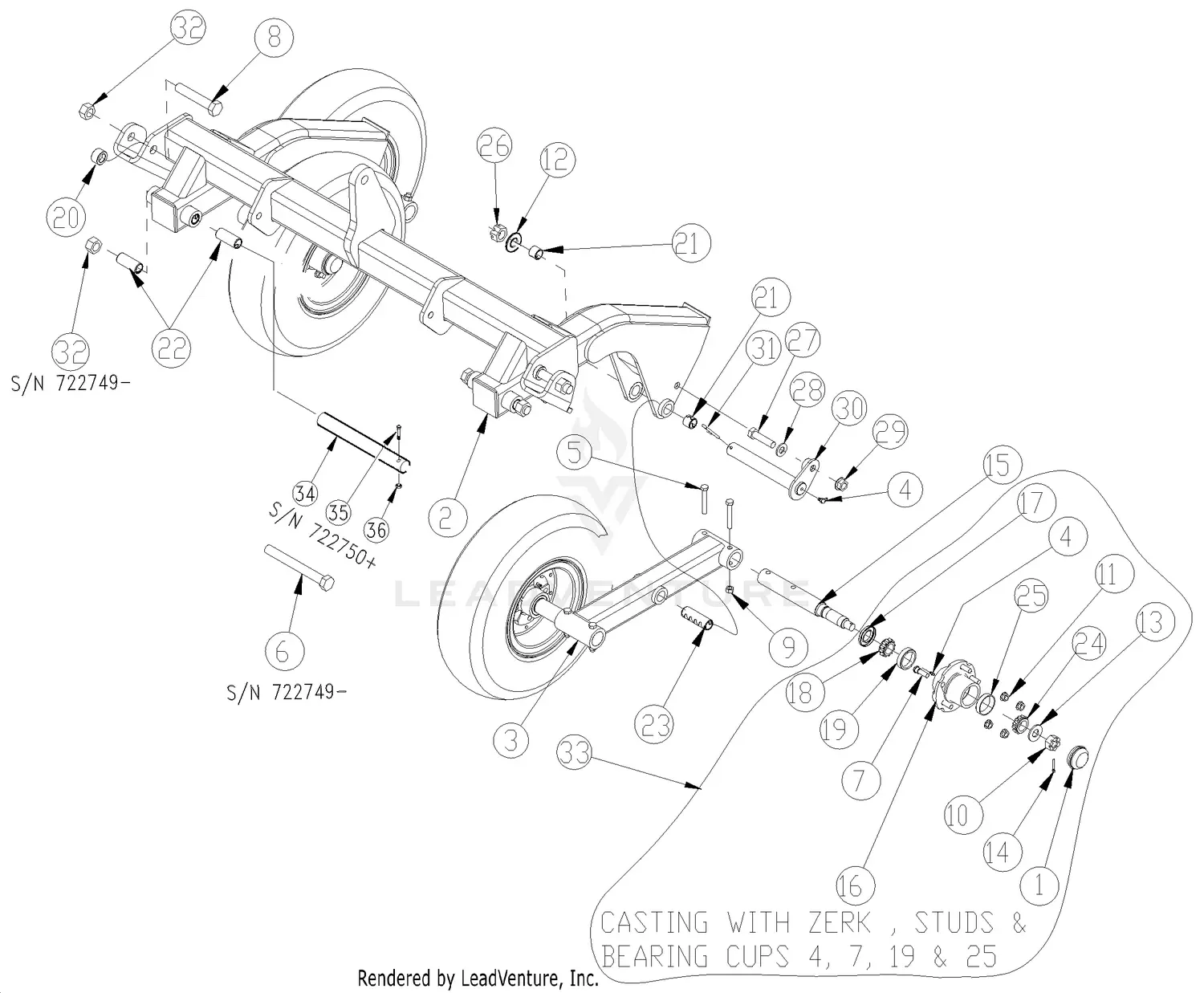Land Pride RC6515 Parts Diagrams