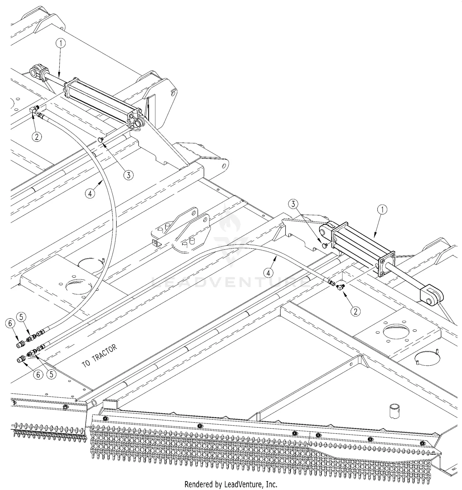 Land Pride RC6515 Parts Diagrams