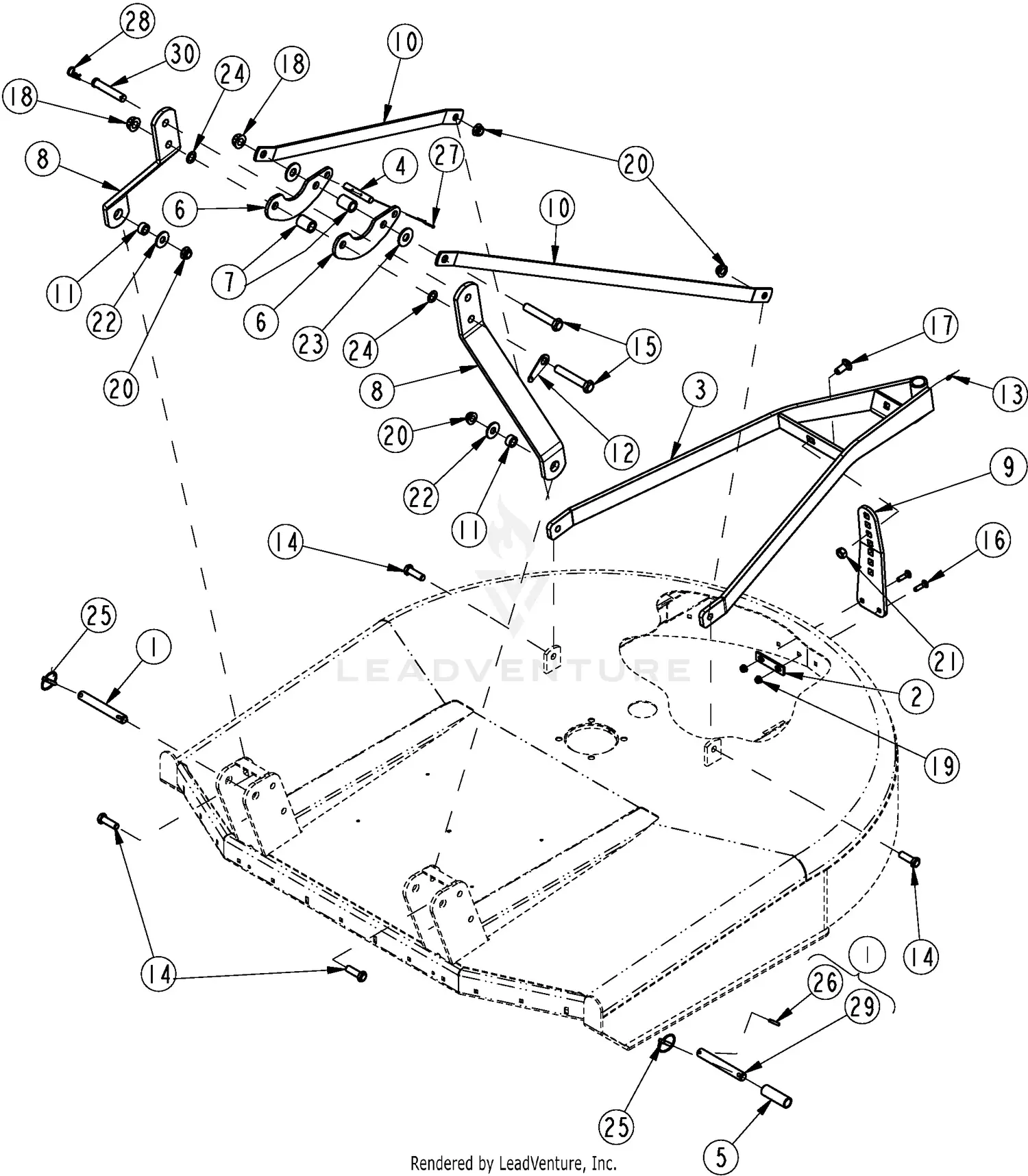 Land Pride RCF2072 Parts Diagrams