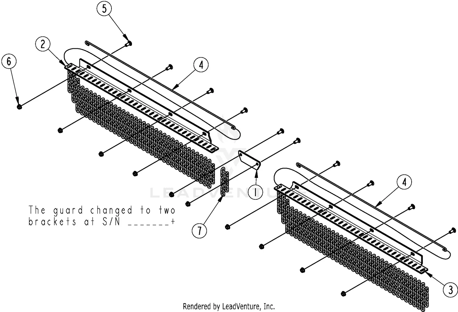 Land Pride RCF3684 Parts Diagrams
