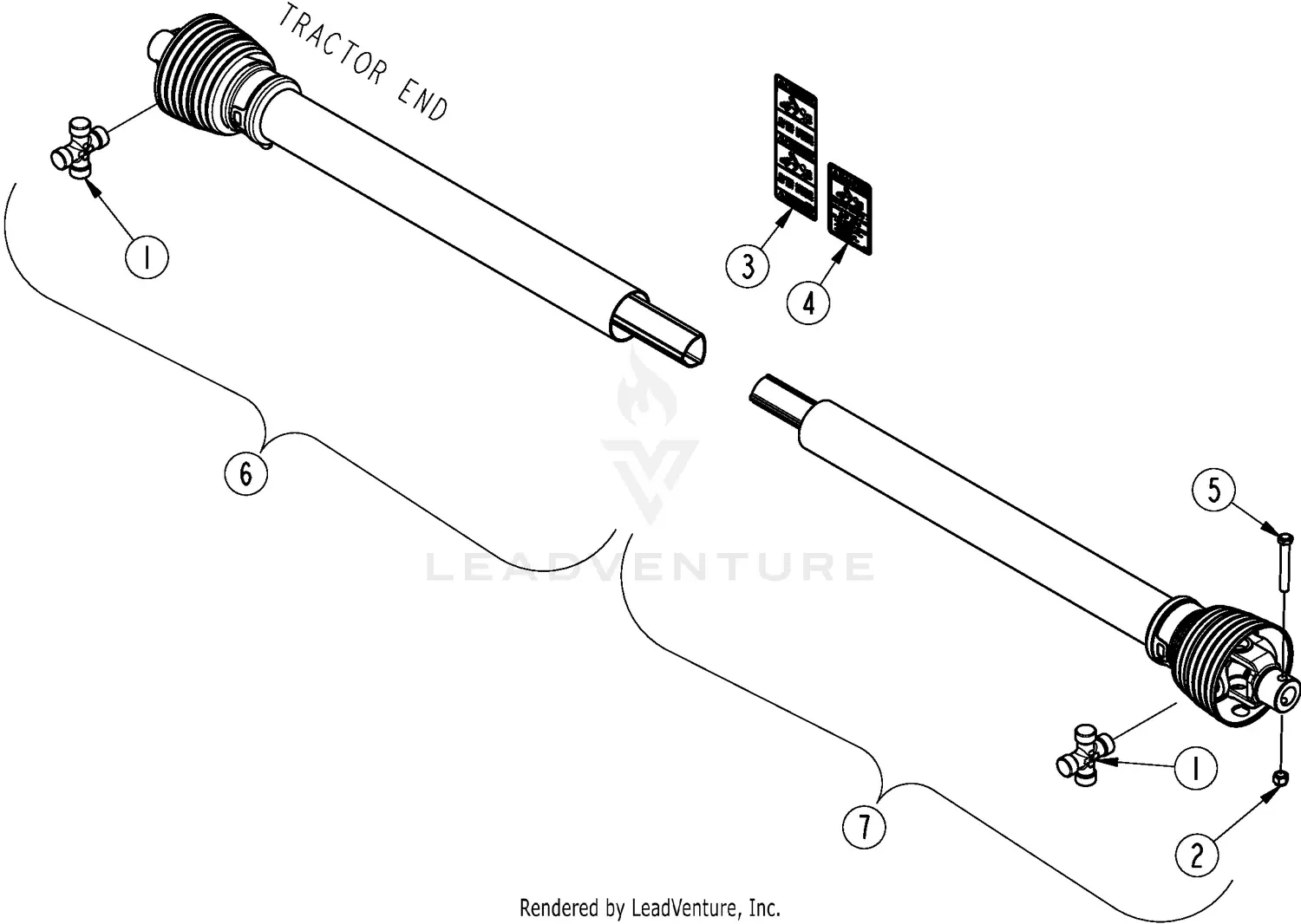 Land Pride RCR1248 Parts Diagrams