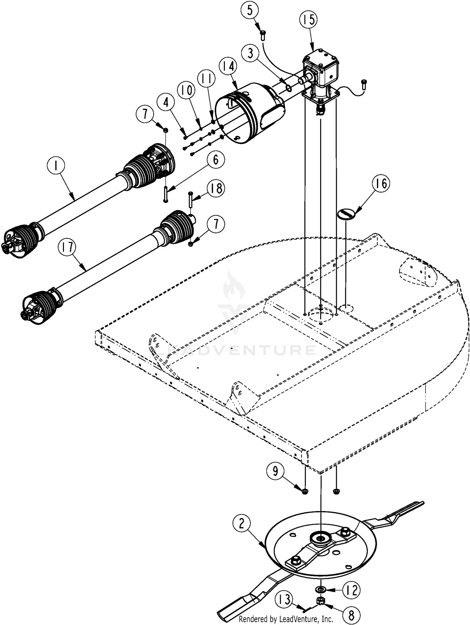 Land Pride RCR1272 Parts Diagrams