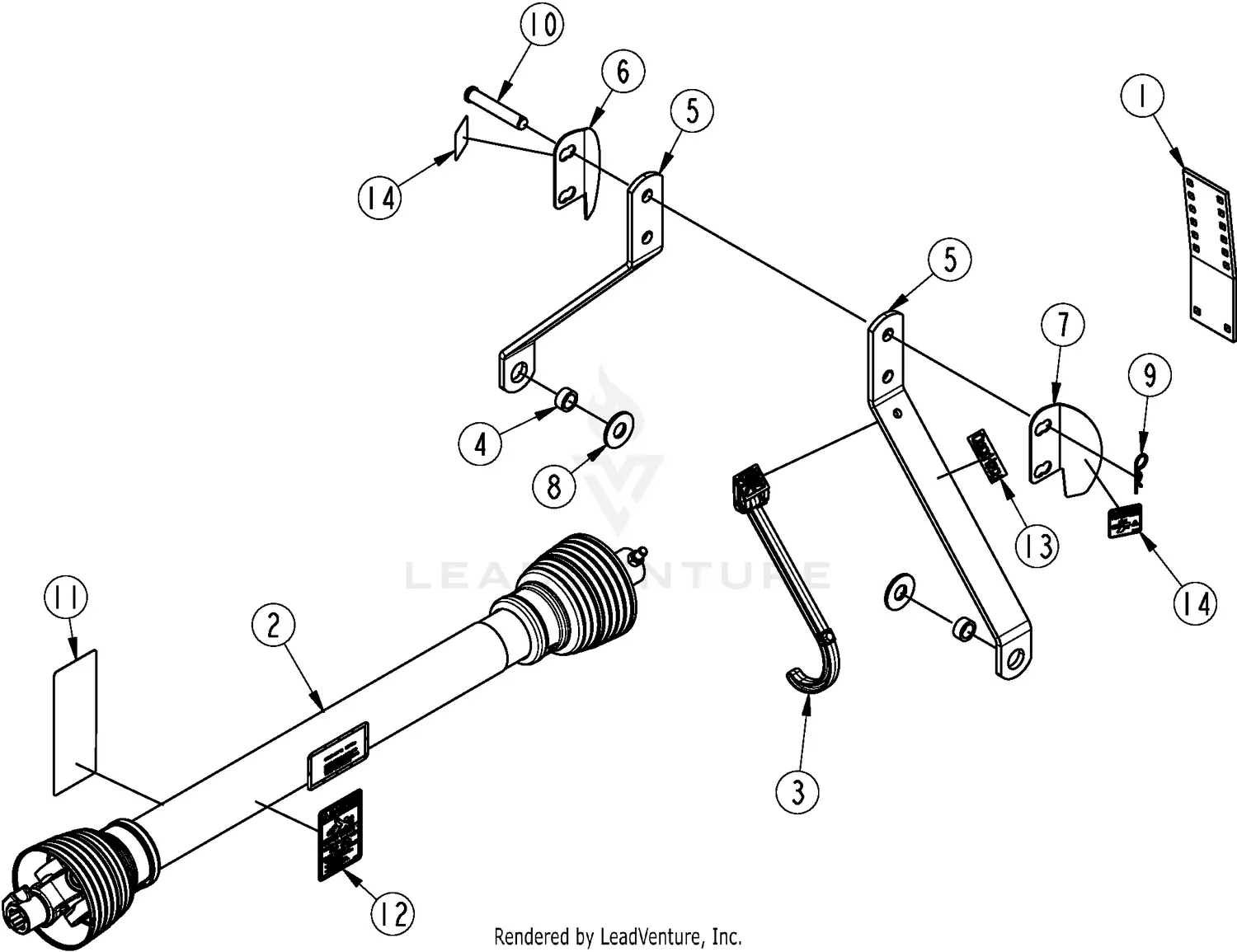 やぎ ページ Land Pride RCR1272 Parts Diagrams