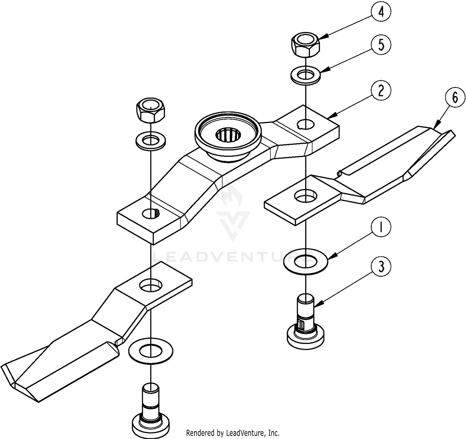 Land Pride RCR1542 Parts Diagrams