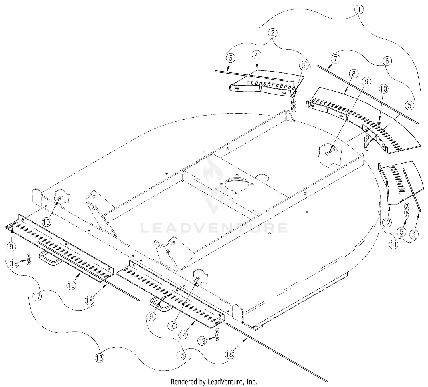 ronpiページ Land Pride RC1560 Parts Diagrams