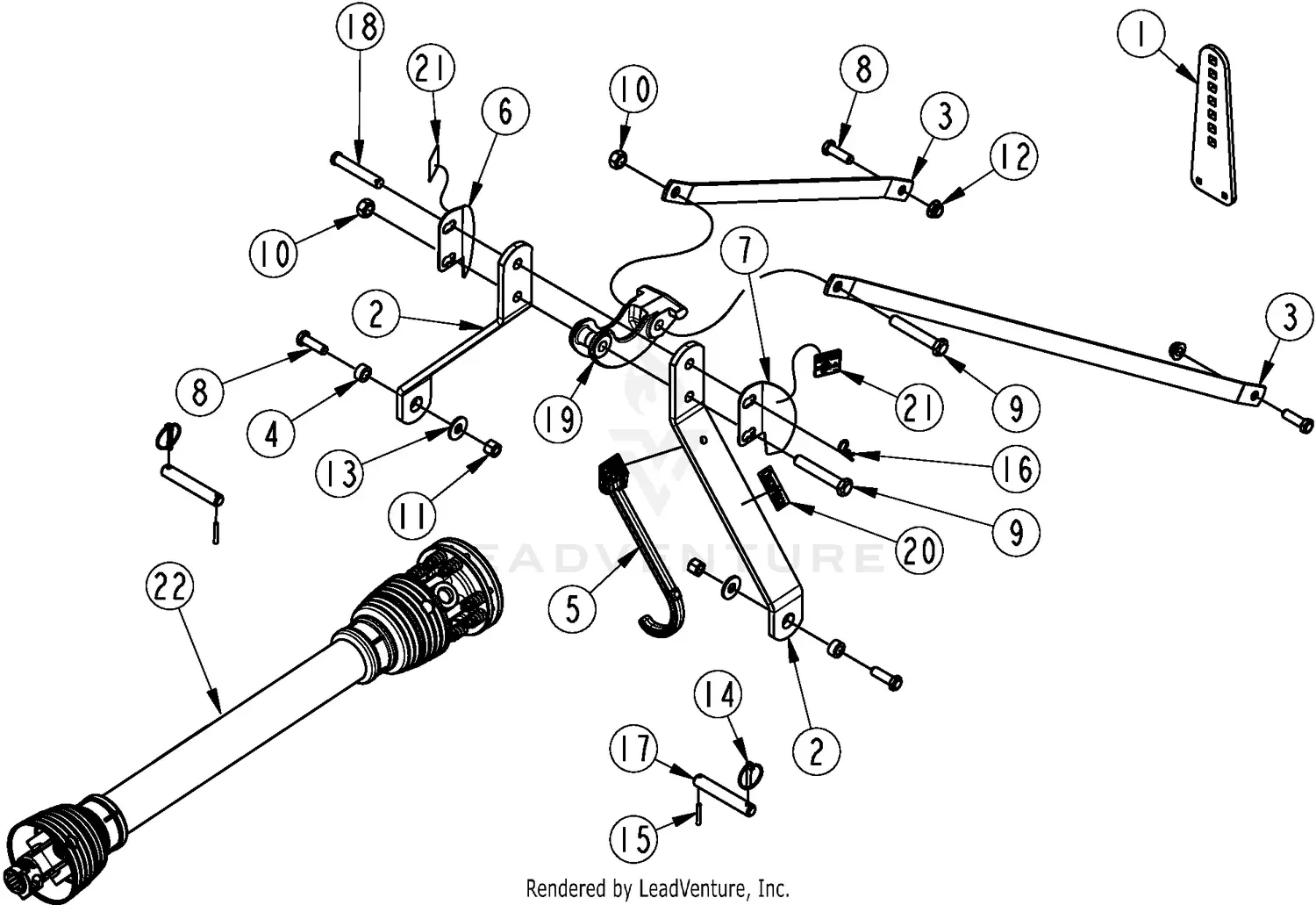 Graページ Land Pride RCR1872 Parts Diagrams
