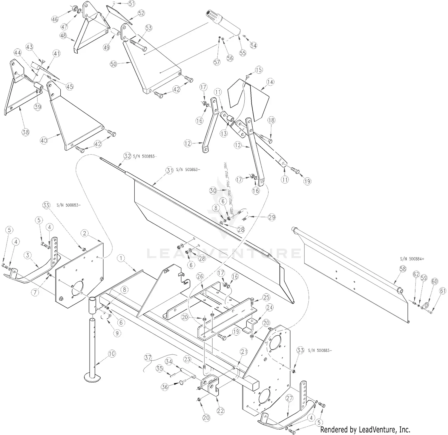 Land Pride RTA1542 Parts Diagrams
