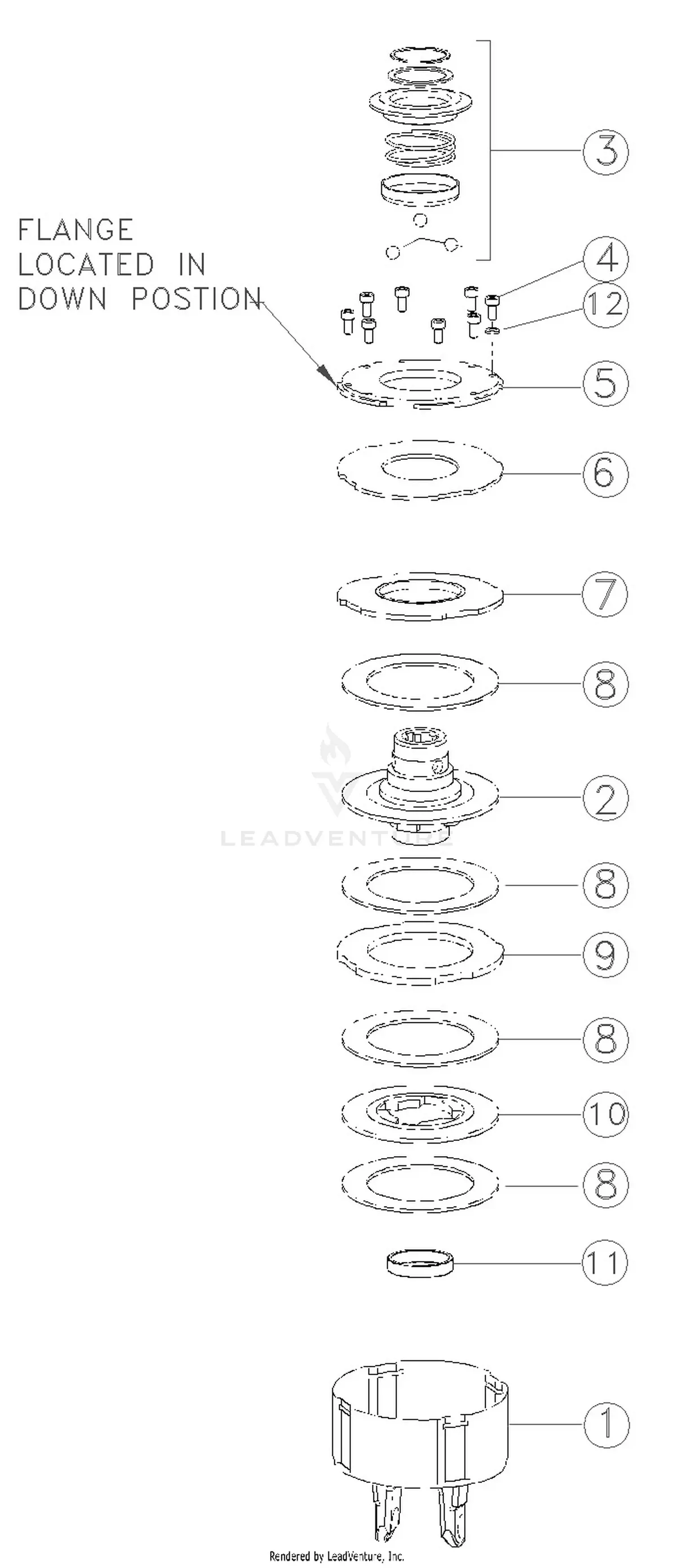 Land Pride RTA3576 Parts Diagrams