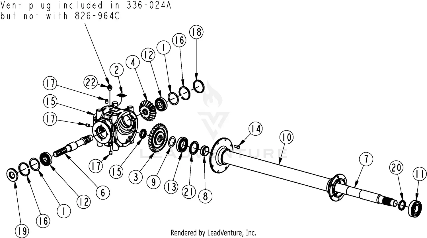 Land Pride RTA3576 Parts Diagrams