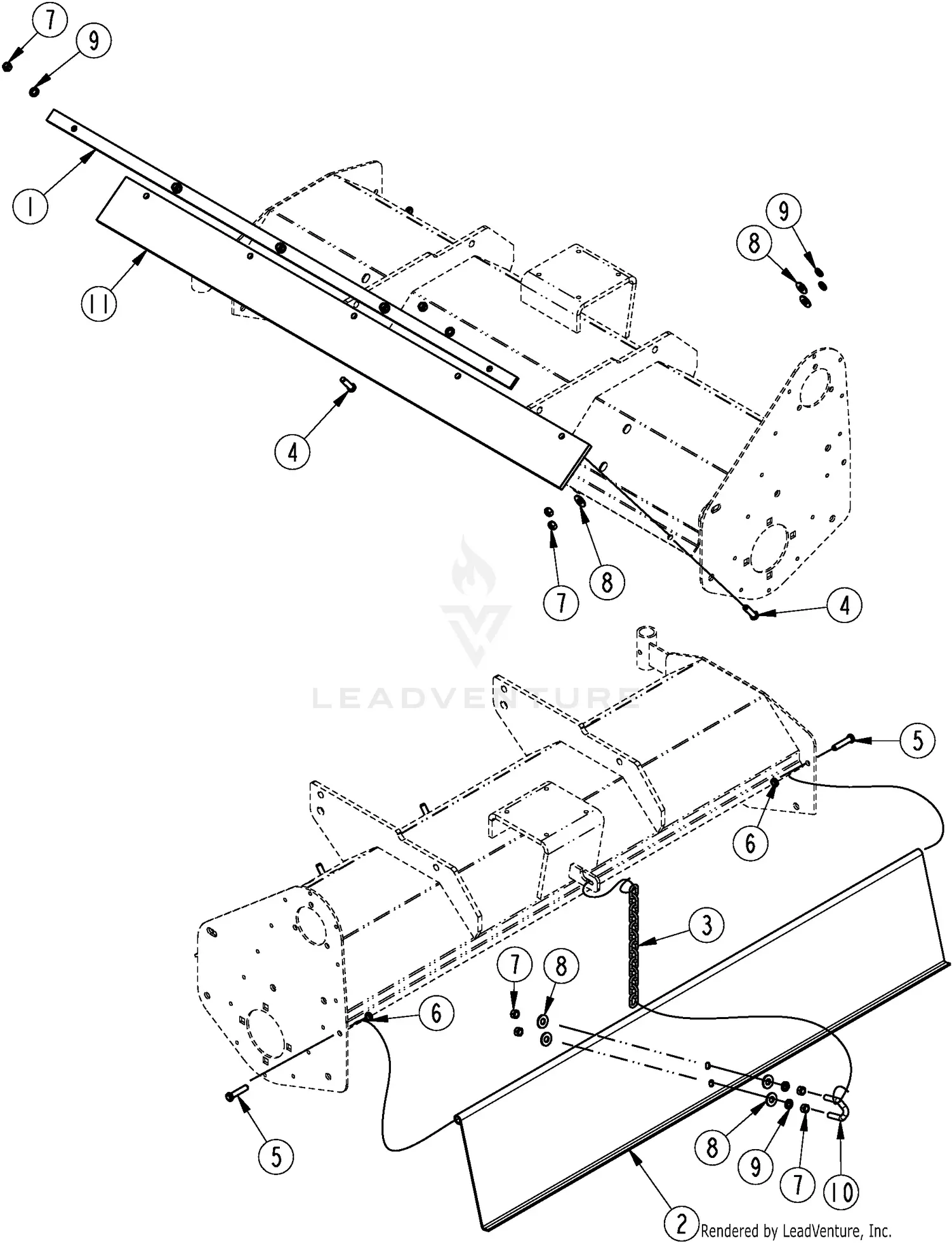 Land Pride RTR0550 Parts Diagrams