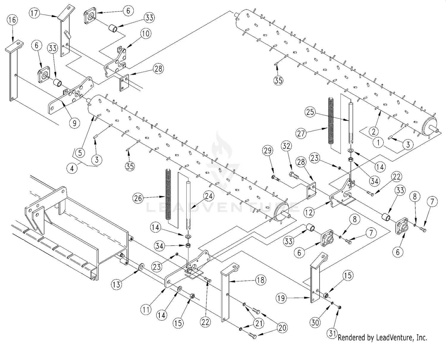 ようりんページ Land Pride SP3084 Parts Diagrams