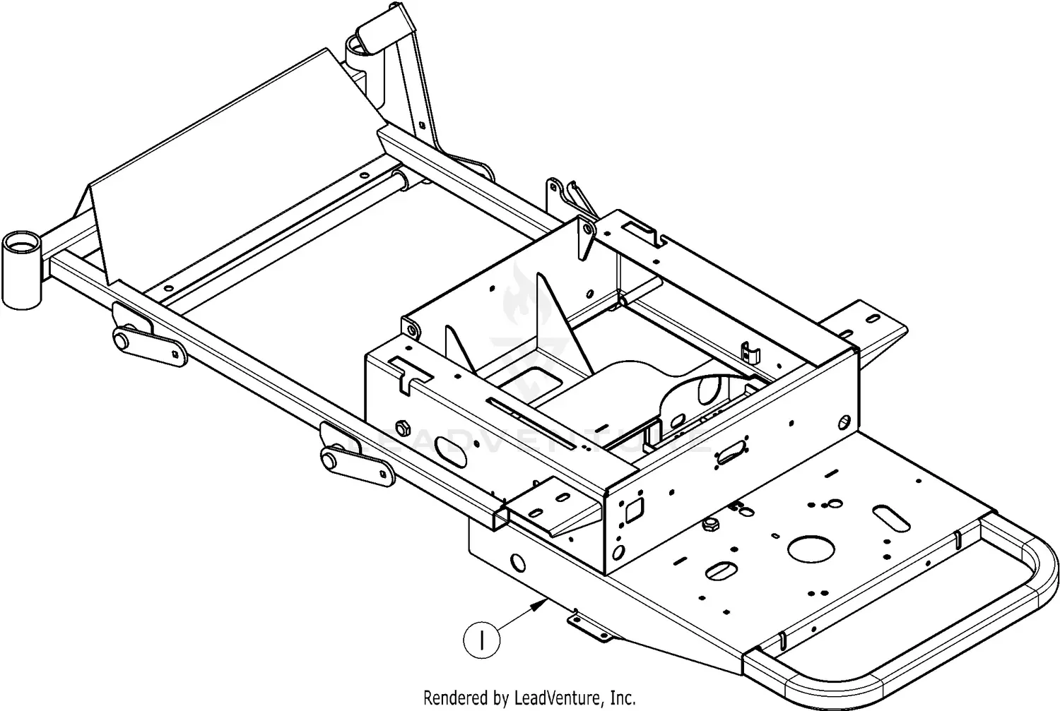 Land Pride ZST48 Parts Diagrams