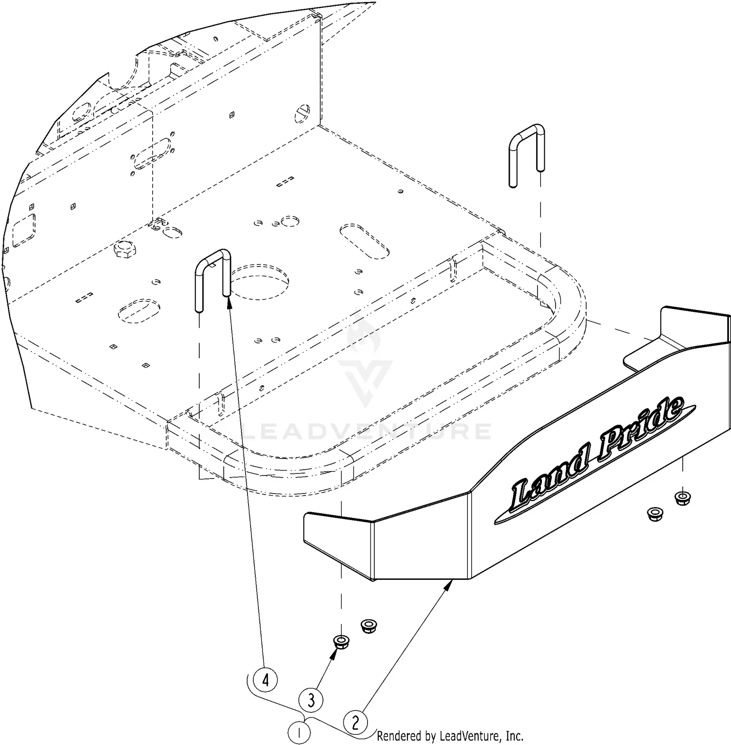 Land Pride ZST48 Parts Diagrams