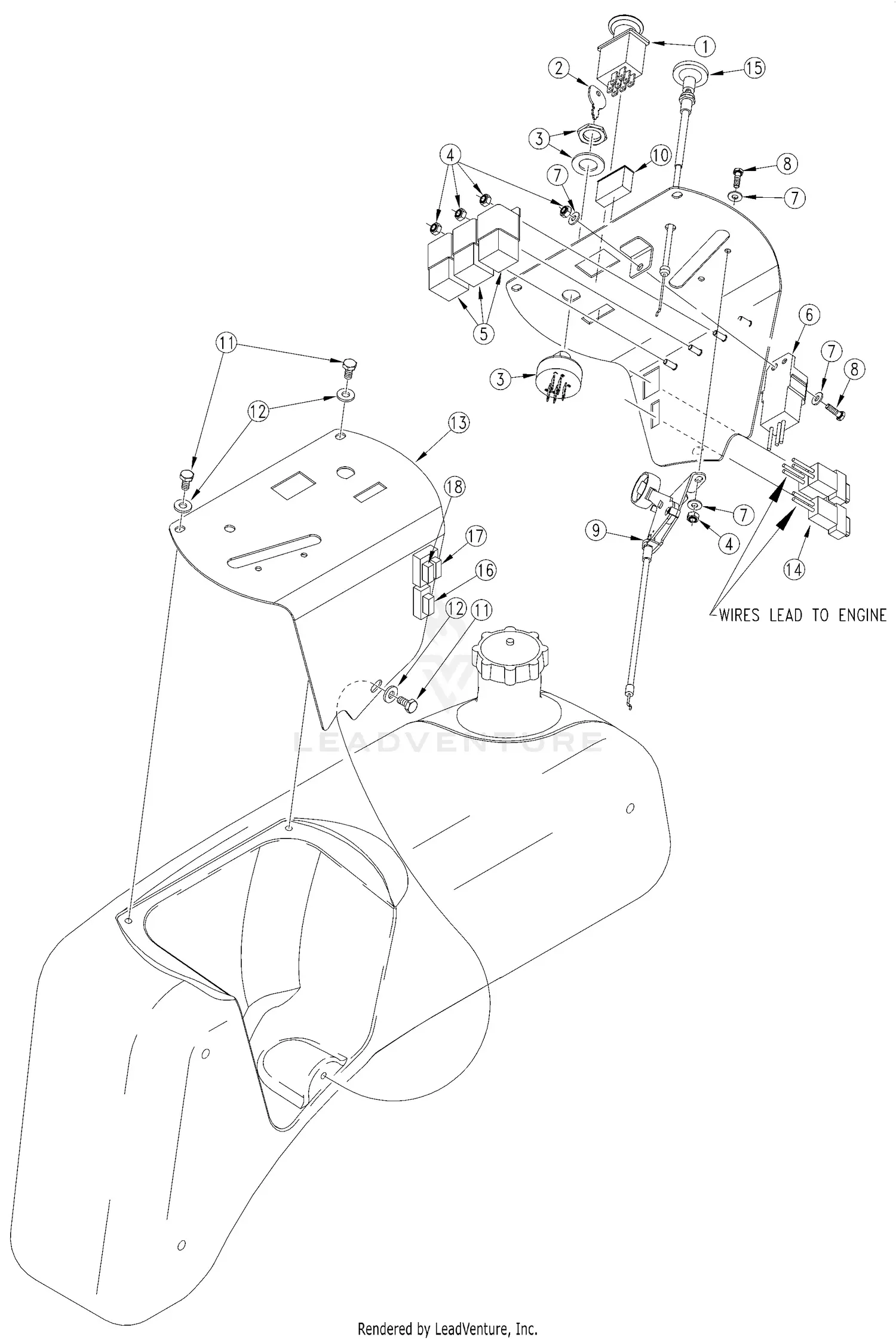 Land Pride ACCU-Z Z52 (S/N 472619-) Parts Diagrams