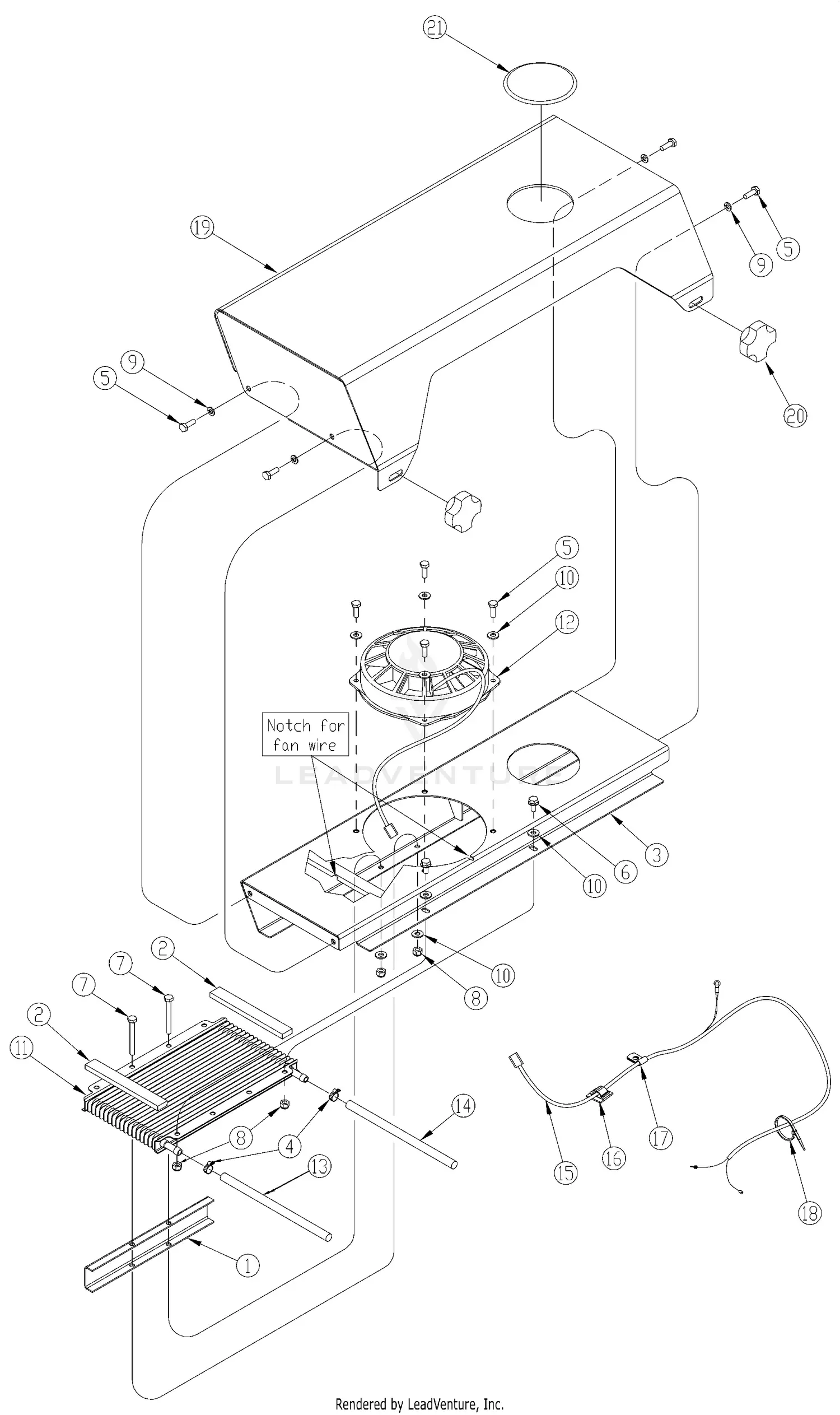 Land Pride ACCU-Z Z52 (S/N 472619-) Parts Diagrams