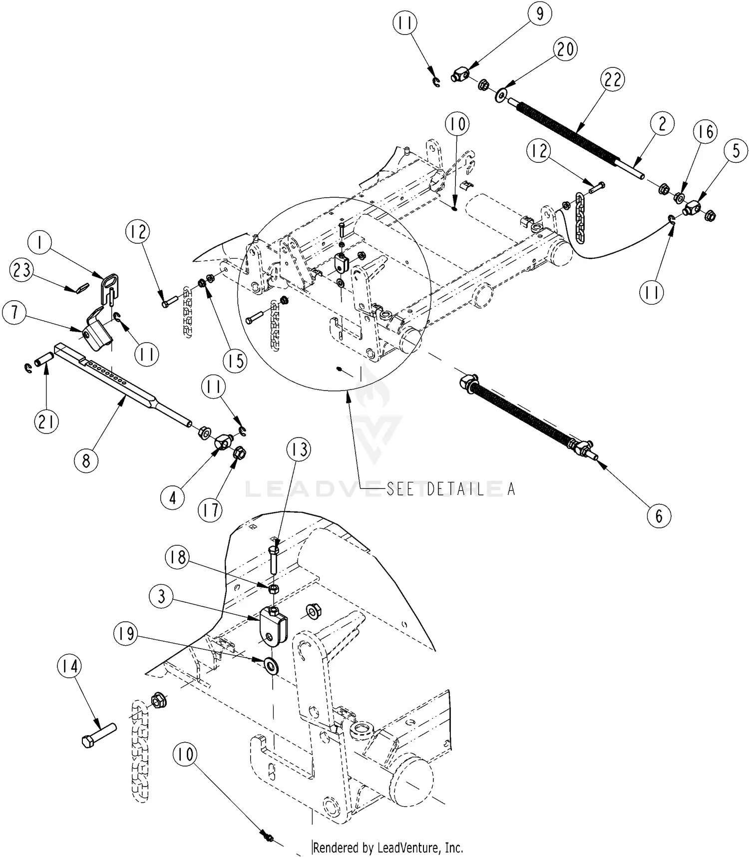Land Pride ZXT60 Parts Diagrams