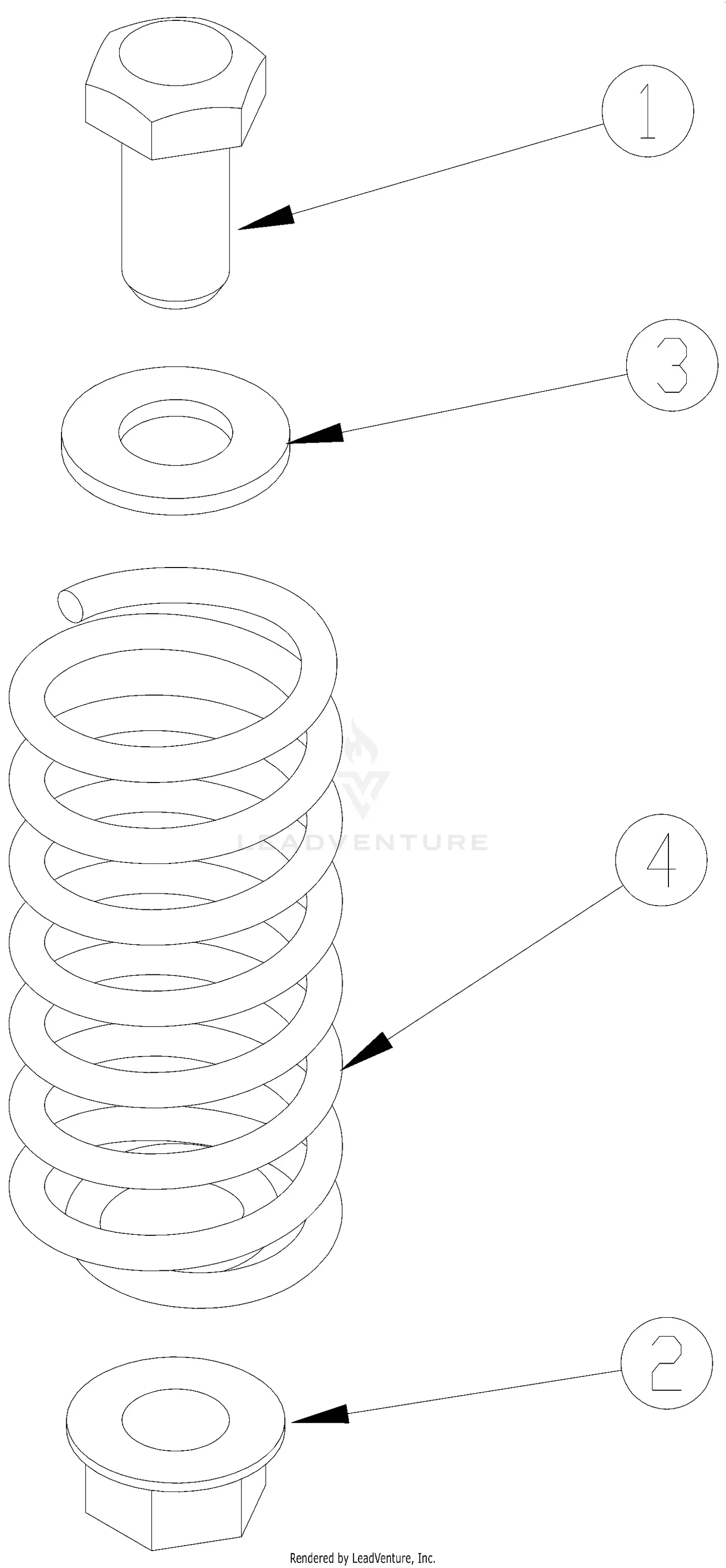 Land Pride ZXT60 Parts Diagrams