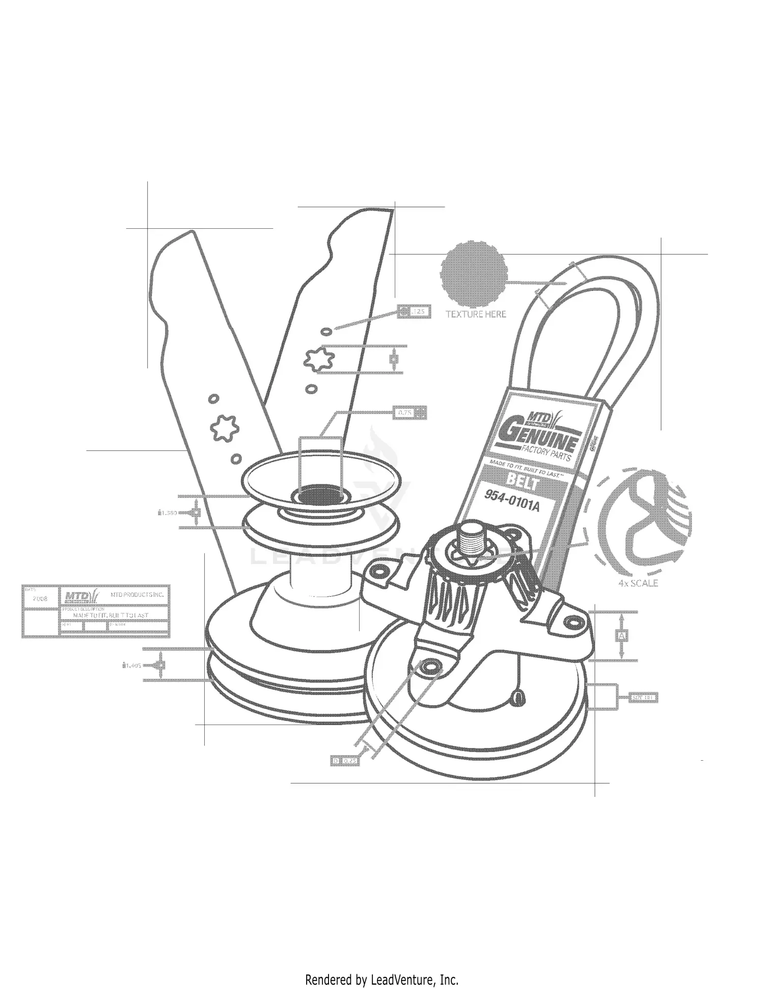 MTD 13AO785S058 (2013) M195-42 (2013) Parts Diagrams
